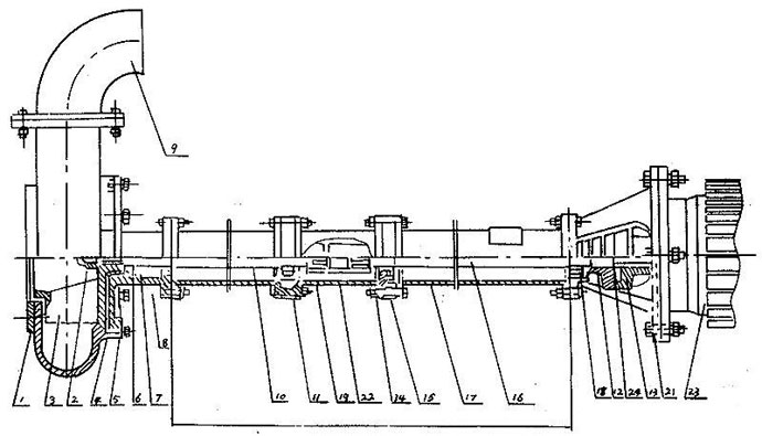 NL污水泥漿泵結構圖紙