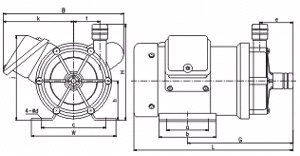 MP系列微型磁力驅(qū)動循環(huán)泵(安裝尺寸)